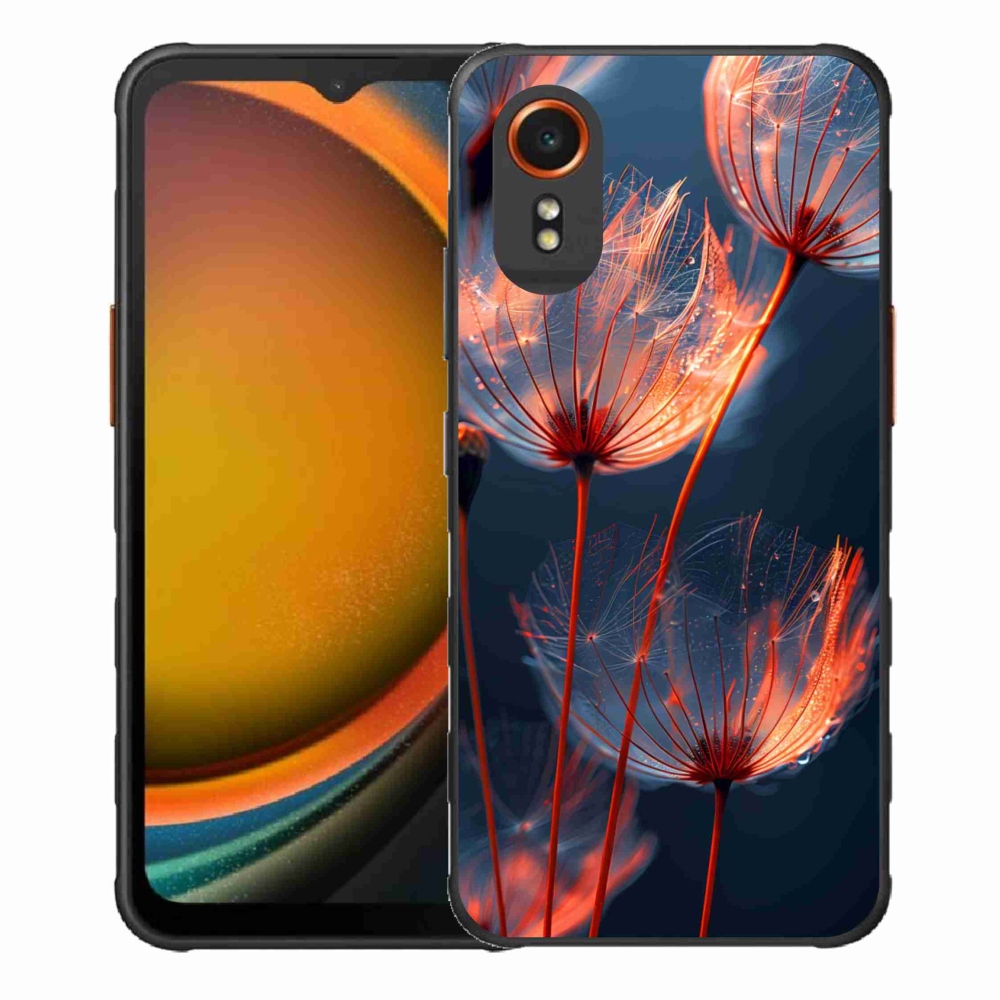 Gél borítás mmCase Samsung Galaxy Xcover 7 készülékhez - világító pehely