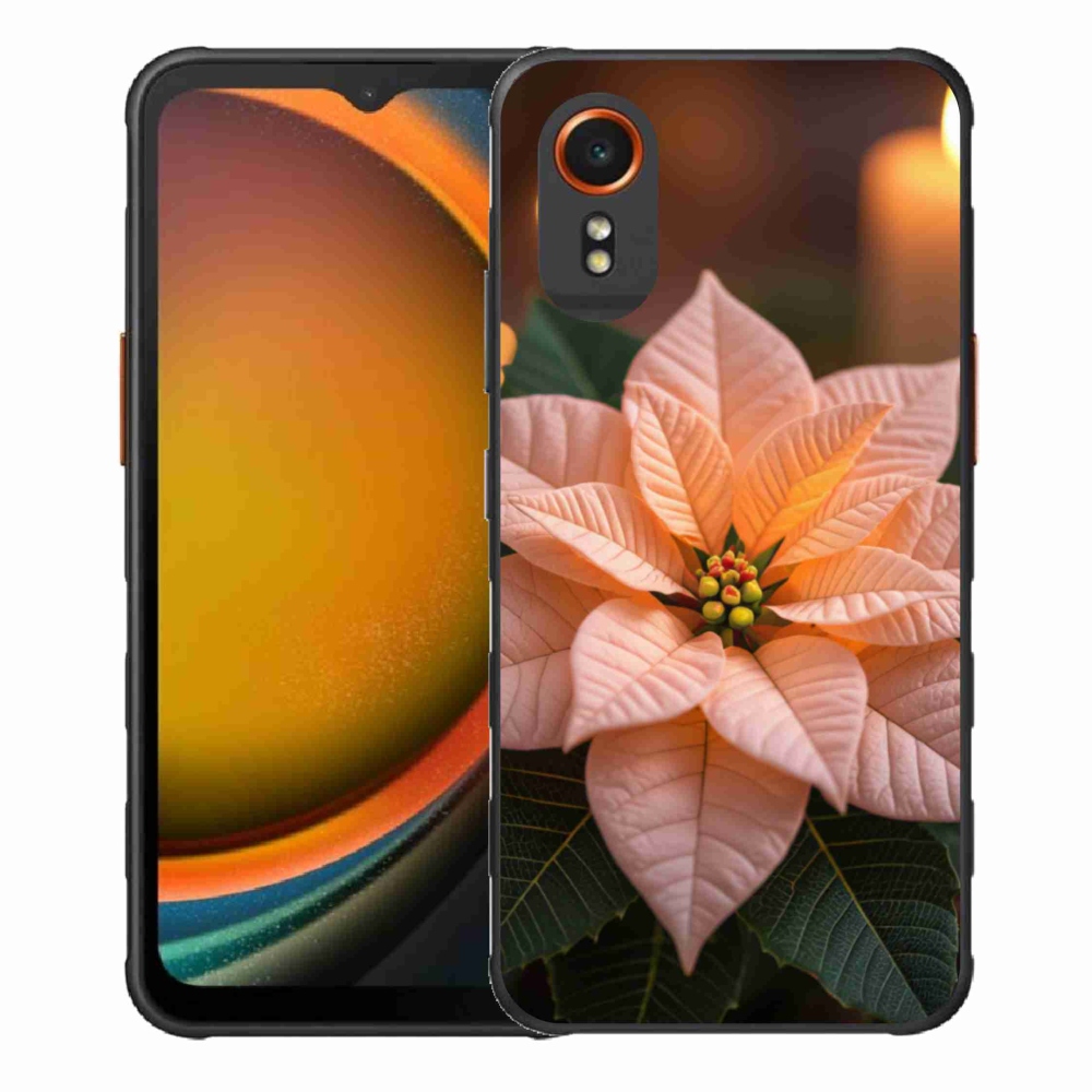 Gél borítás mmCase Samsung Galaxy Xcover 7 készülékhez - mikulásvirág