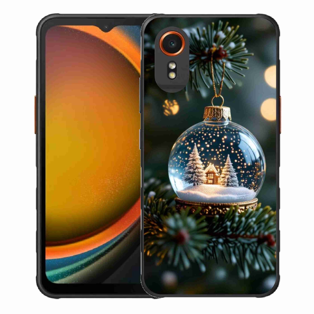 Gél borítás mmCase Samsung Galaxy Xcover 7 - Karácsonyi gömbök 2