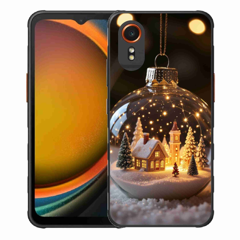Gél borítás mmCase Samsung Galaxy Xcover 7 - Karácsonyi gömbök 3