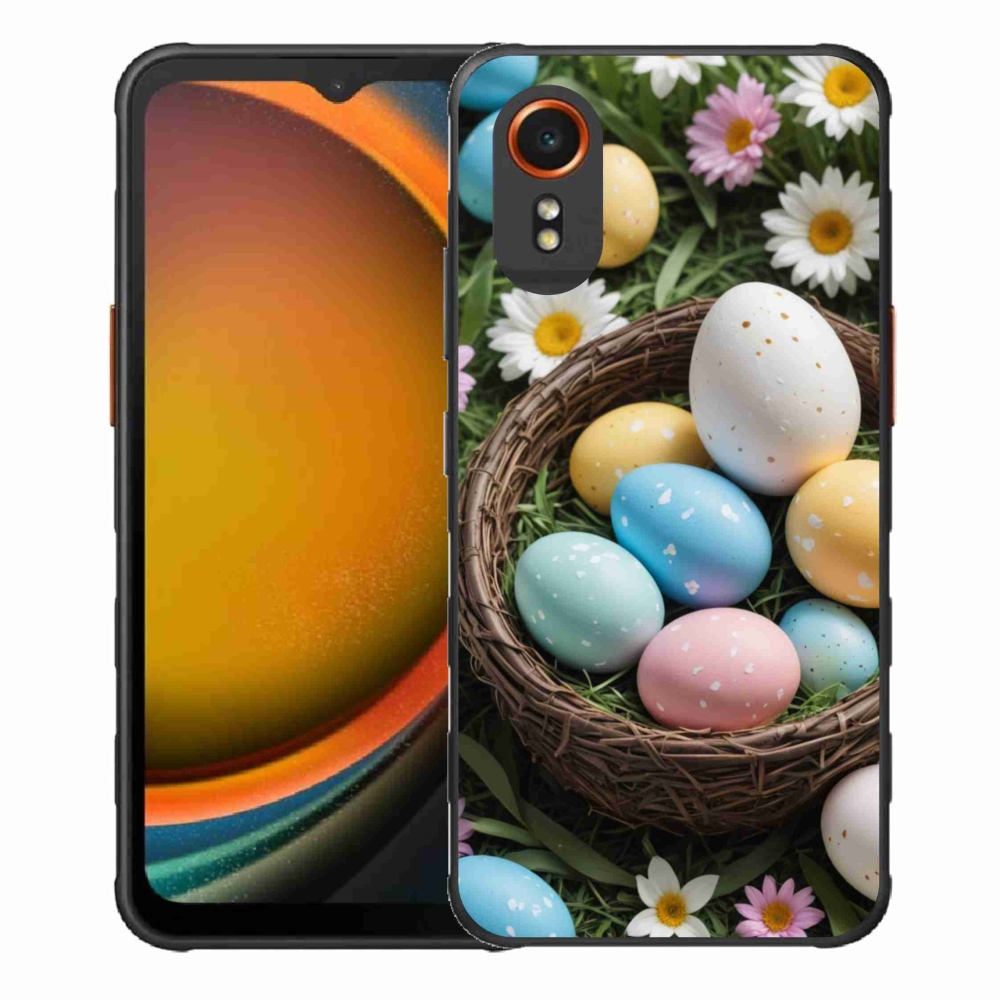Gél borítás mmCase Samsung Galaxy Xcover 7 - Húsvéti tojások 2