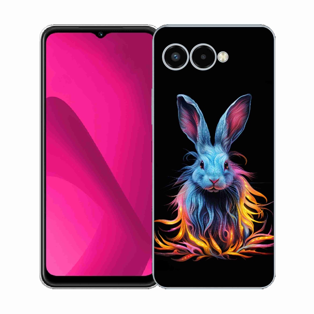 Zselés borítás mmCase a T-Mobile T Phone 3 készülékhez - absztrakt nyuszi