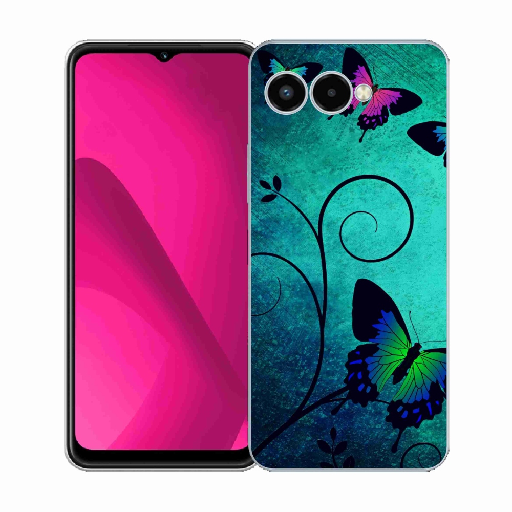 Zselés borítás mmCase a T-Mobile T Phone 3 készülékhez - színes pillangók