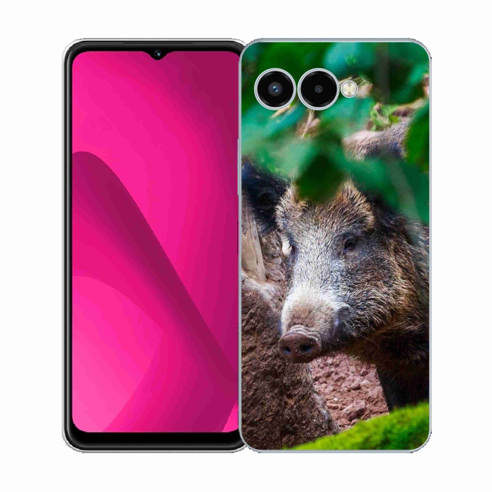 Zselés borítás mmCase a T-Mobile T Phone 3 készülékhez - vaddisznó