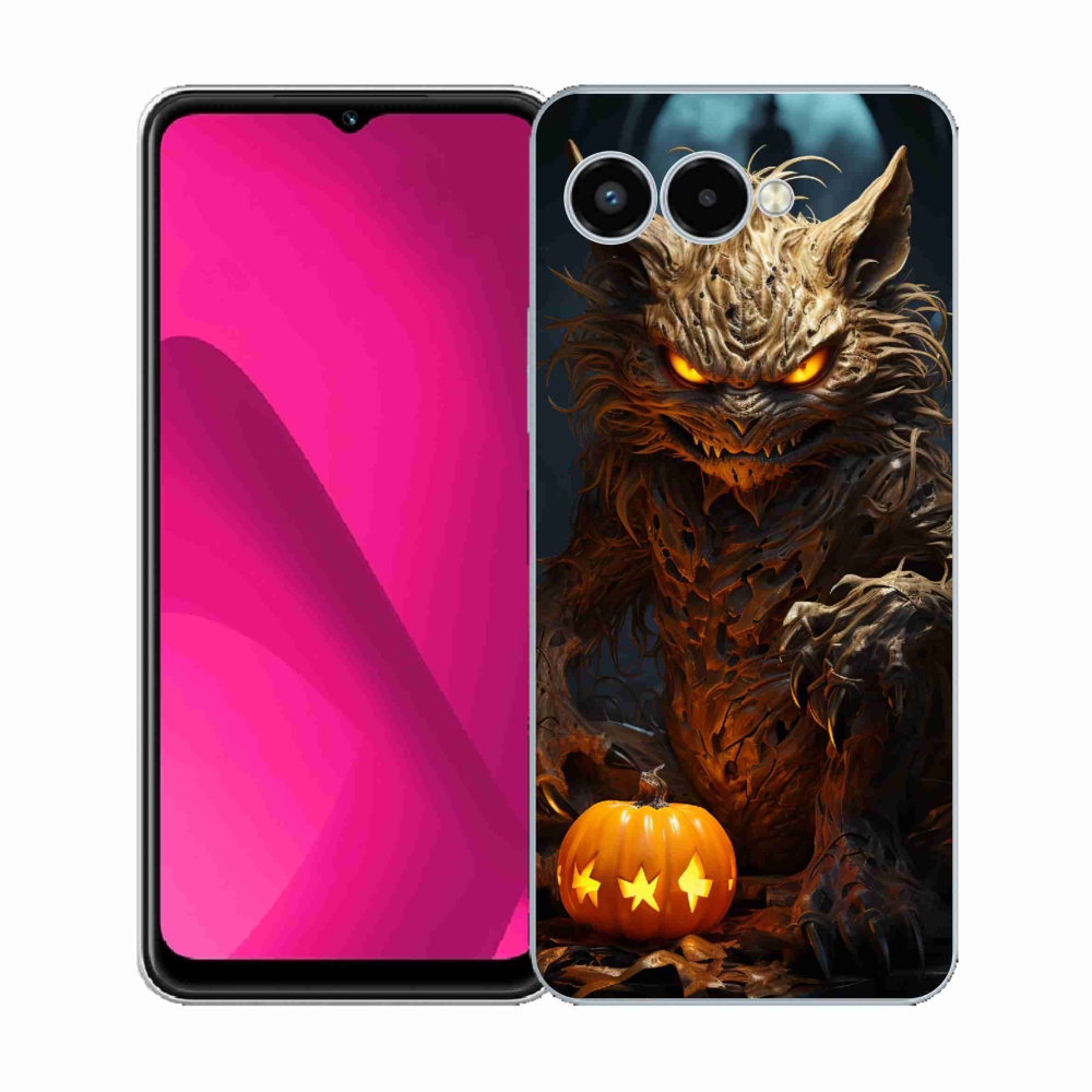 Zselés borítás mmCase a T-Mobile T Phone 3 készülékhez - Halloween szörnyeteg