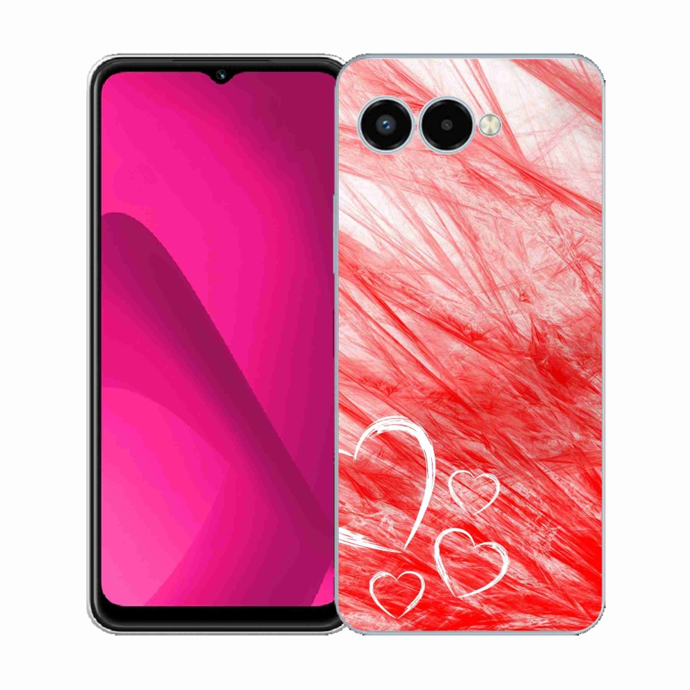 Zselés borítás mmCase a T-Mobile T Phone 3 készülékhez - szív