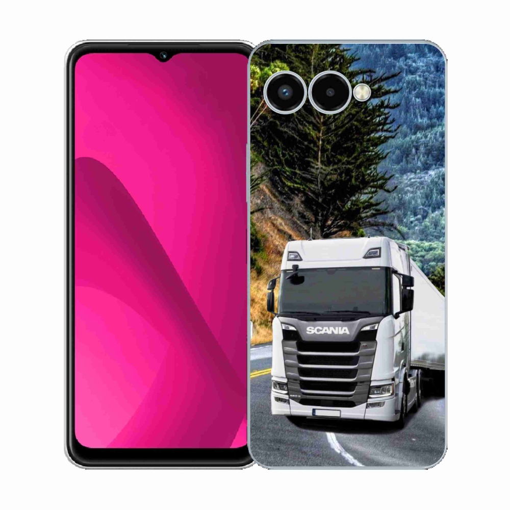 Zselés borítás mmCase a T-Mobile T Phone 3 készülékhez - teherautó 1