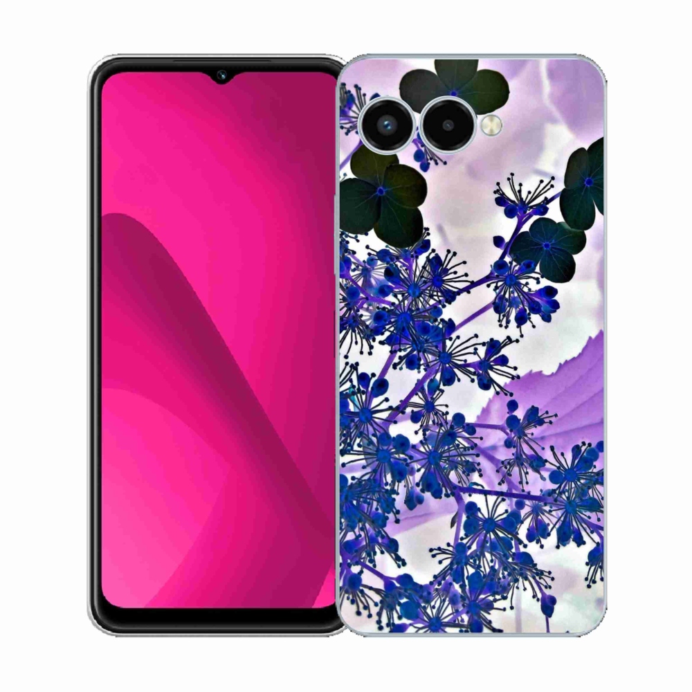 Zselés borítás mmCase a T-Mobile T Phone 3 készülékhez - hortenzia virág