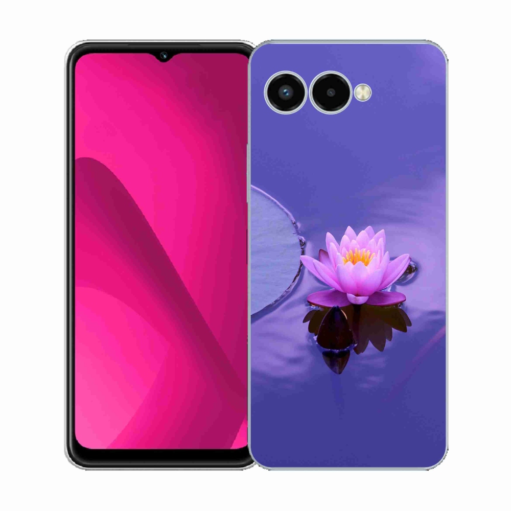 Gél borító mmCase a T-Mobile T Phone 3 készülékhez - virág a felületen