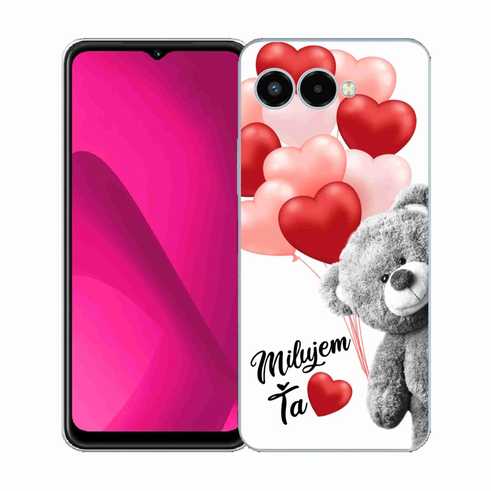 Zselés borítás mmCase a T-Mobile T Phone 3 készülékhez - I love you en