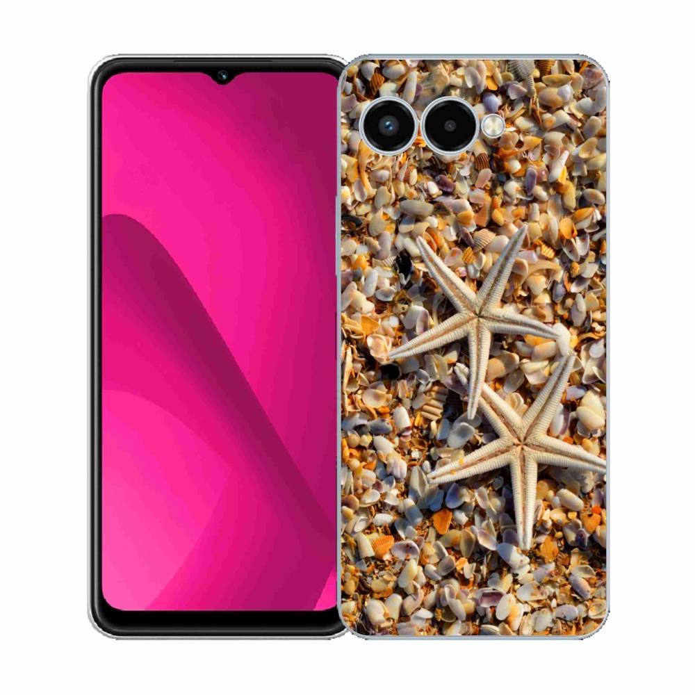 Zselés borítás mmCase a T-Mobile T Phone 3 készülékhez - tengeri csillag