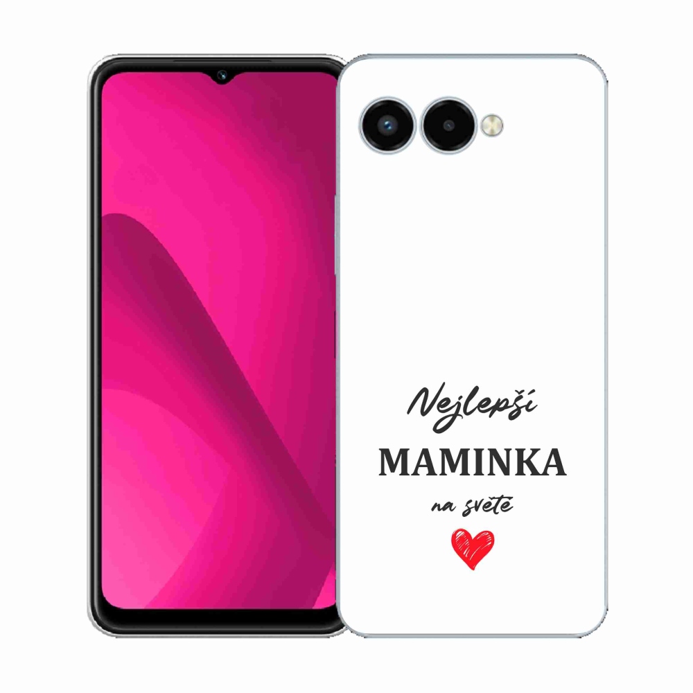 Gél borító mmCase a T-Mobile T Phone 3 készülékhez - Best Mom 1 Fehér háttér