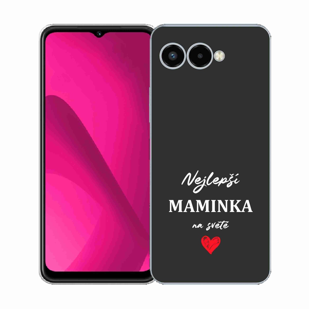 Gél borító mmCase a T-Mobile T Phone 3 készülékhez - Best Mom 1 Fekete háttér