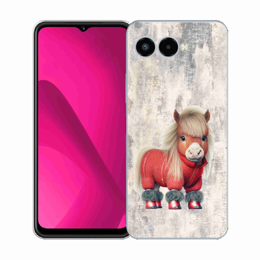 Zselés borítás mmCase a T-Mobile T Phone 3-hoz - póni pulóverben