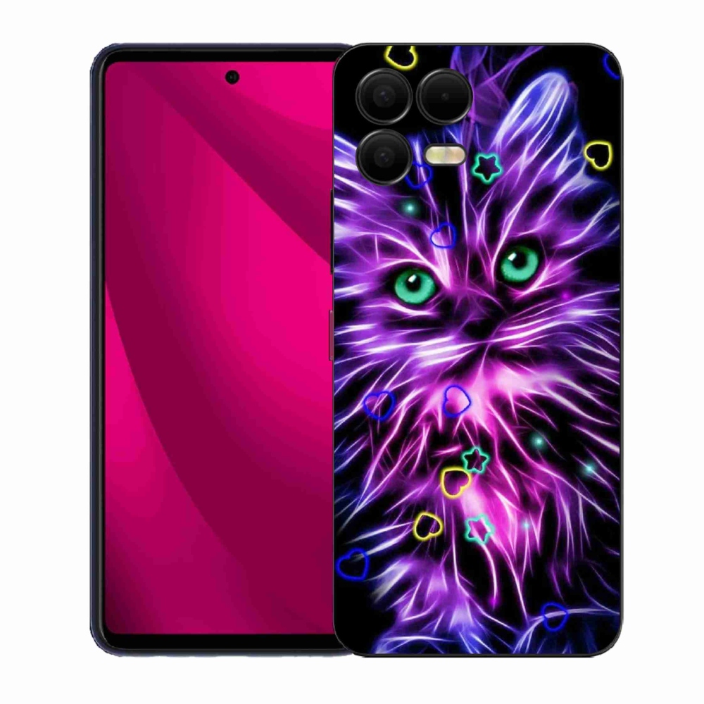 Zselés borítás mmCase a T-Mobile T Phone 3 Pro készülékhez - absztrakt macska