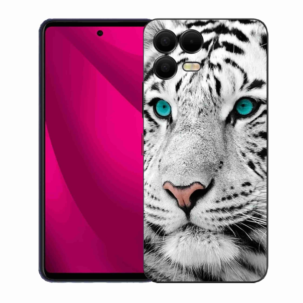 Zselés borítás mmCase a T-Mobile T Phone 3 Pro készülékhez - fehér tigris