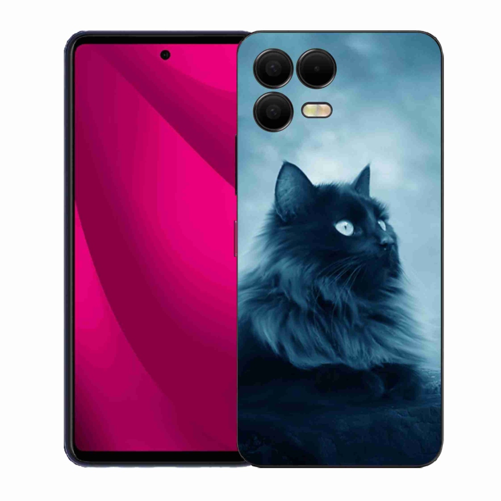 Zselés borítás mmCase a T-Mobile T Phone 3 Pro telefonhoz - fekete cat 1