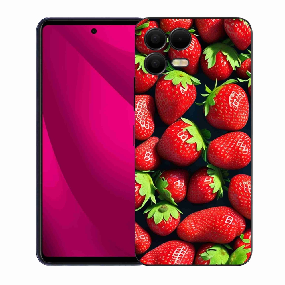 Zselés borítás mmCase a T-Mobile T Phone 3 Pro készülékhez - eper