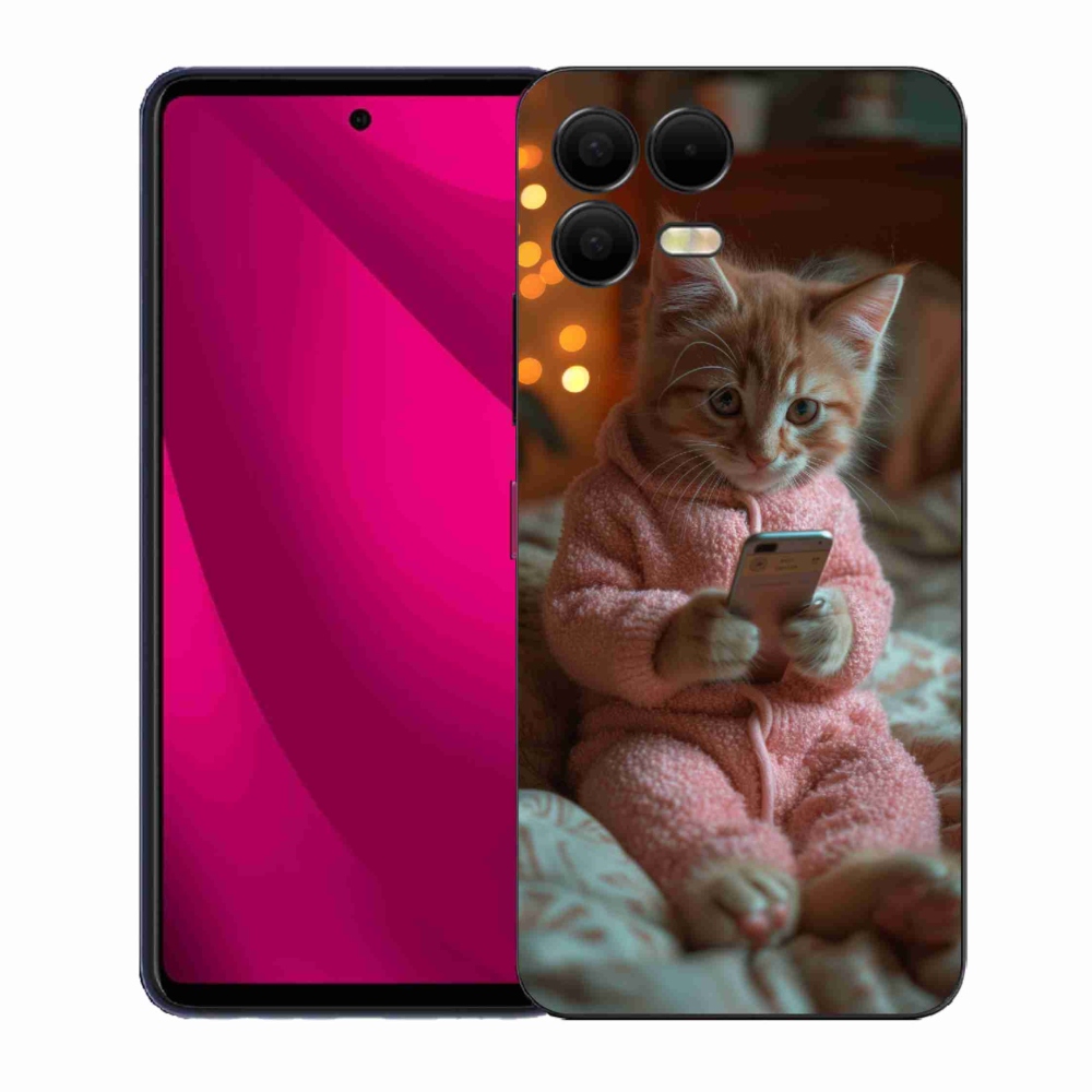 Zselés borítás mmCase a T-Mobile T Phone 3 Pro telefonhoz - baba a mobillal