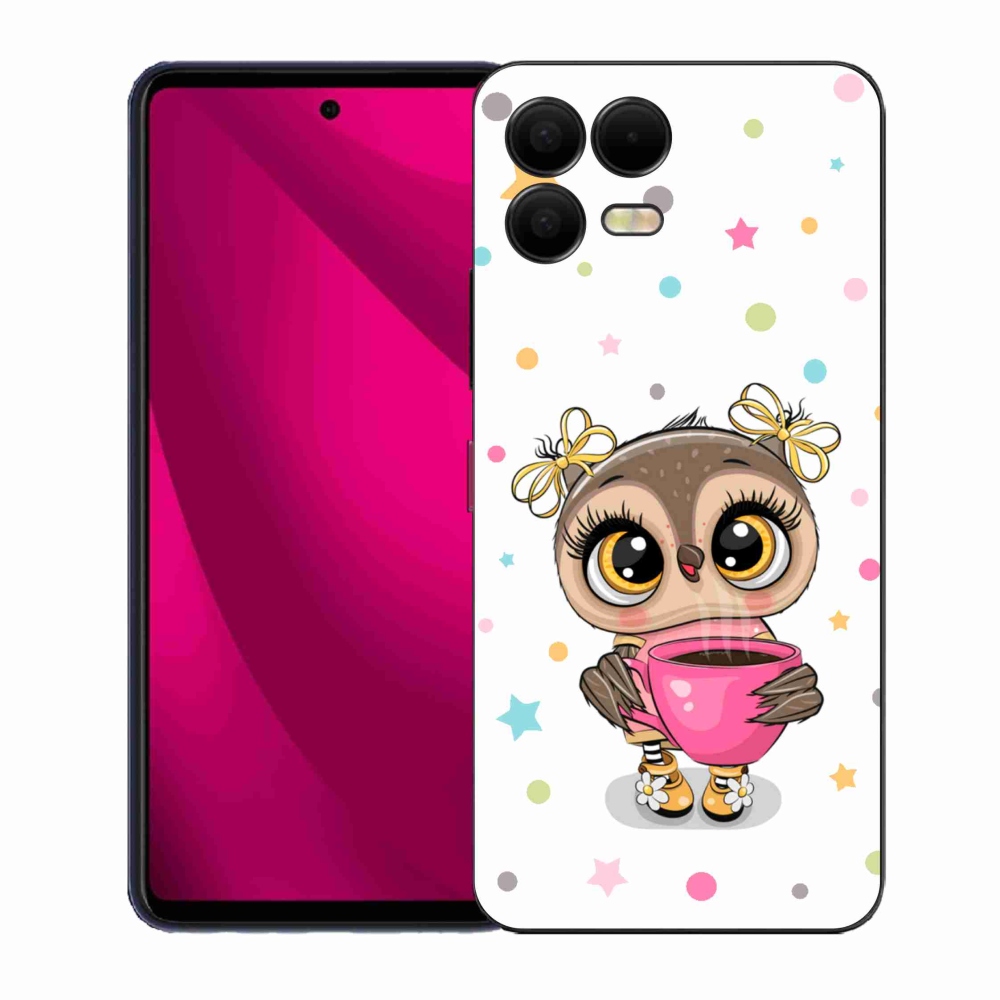 Zselés borítás mmCase a T-Mobile T Phone 3 Pro készülékhez - rajzfilmes bagoly