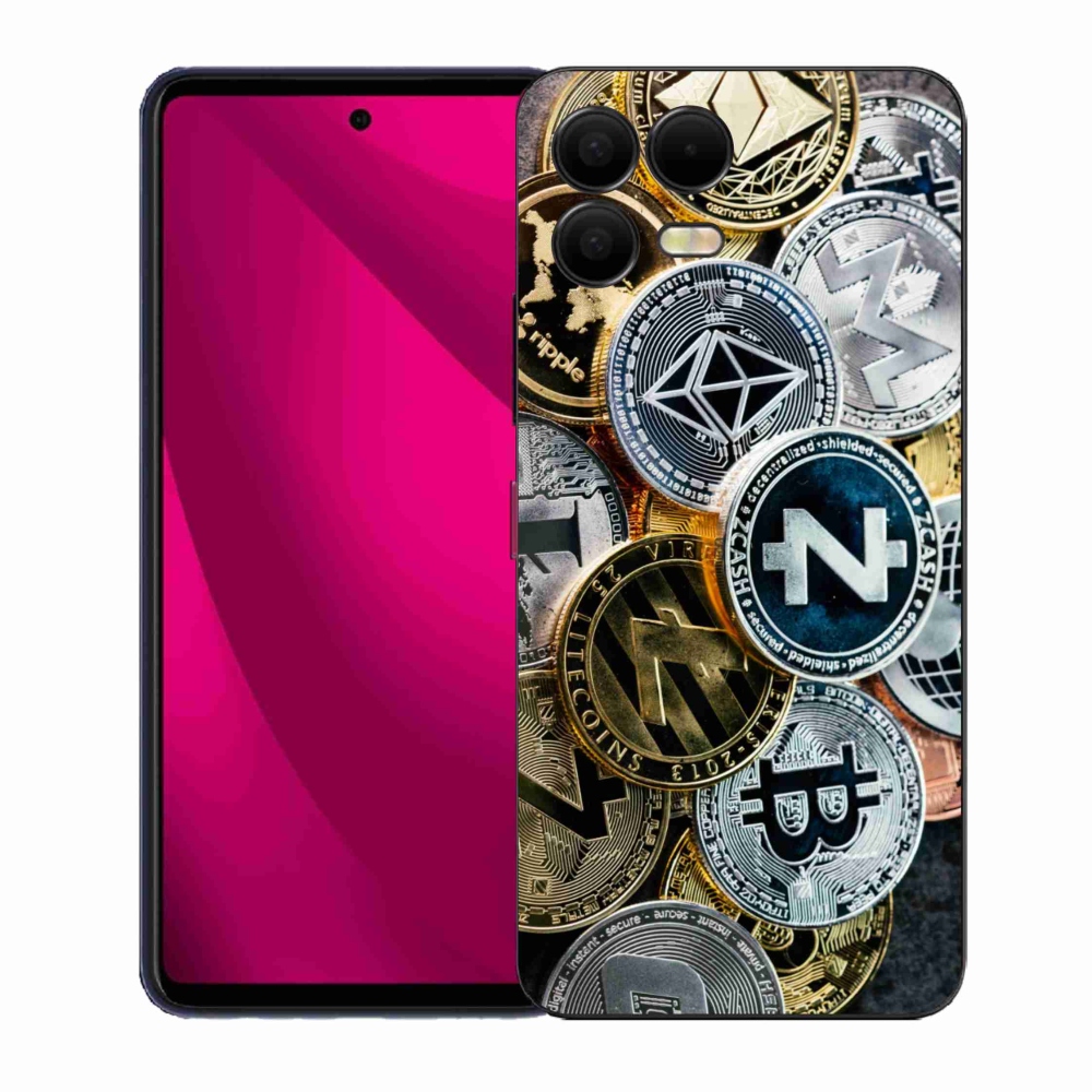 Gél borítás mmCase a T-Mobile T Phone 3 Pro készülékhez - kriptovaluták