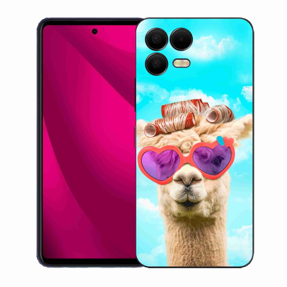 Zselés borítás mmCase a T-Mobile T Phone 3 Pro készülékhez - szemüveges láma