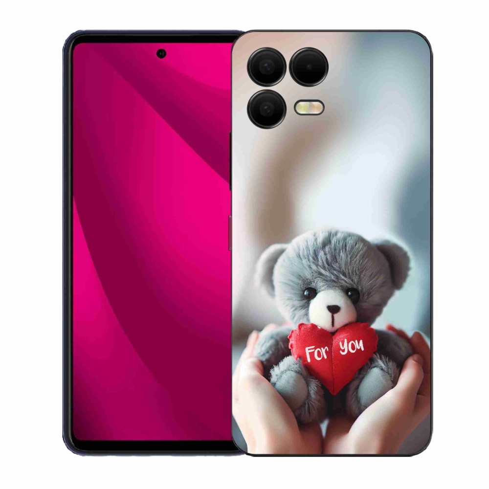 Zselés borítás mmCase a T-Mobile T Phone 3 Pro telefonhoz - mackó a szerelmesek számára