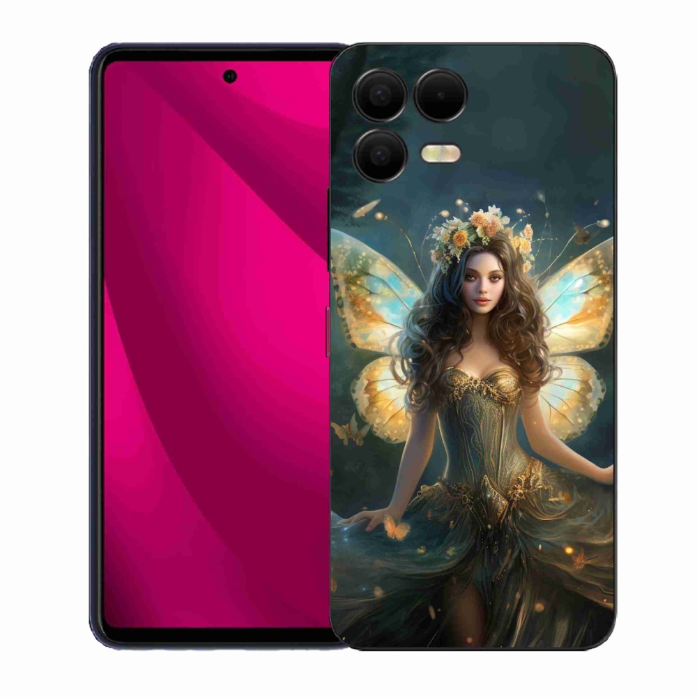 Zselés borítás mmCase a T-Mobile T Phone 3 Pro készülékhez - pillangó nő