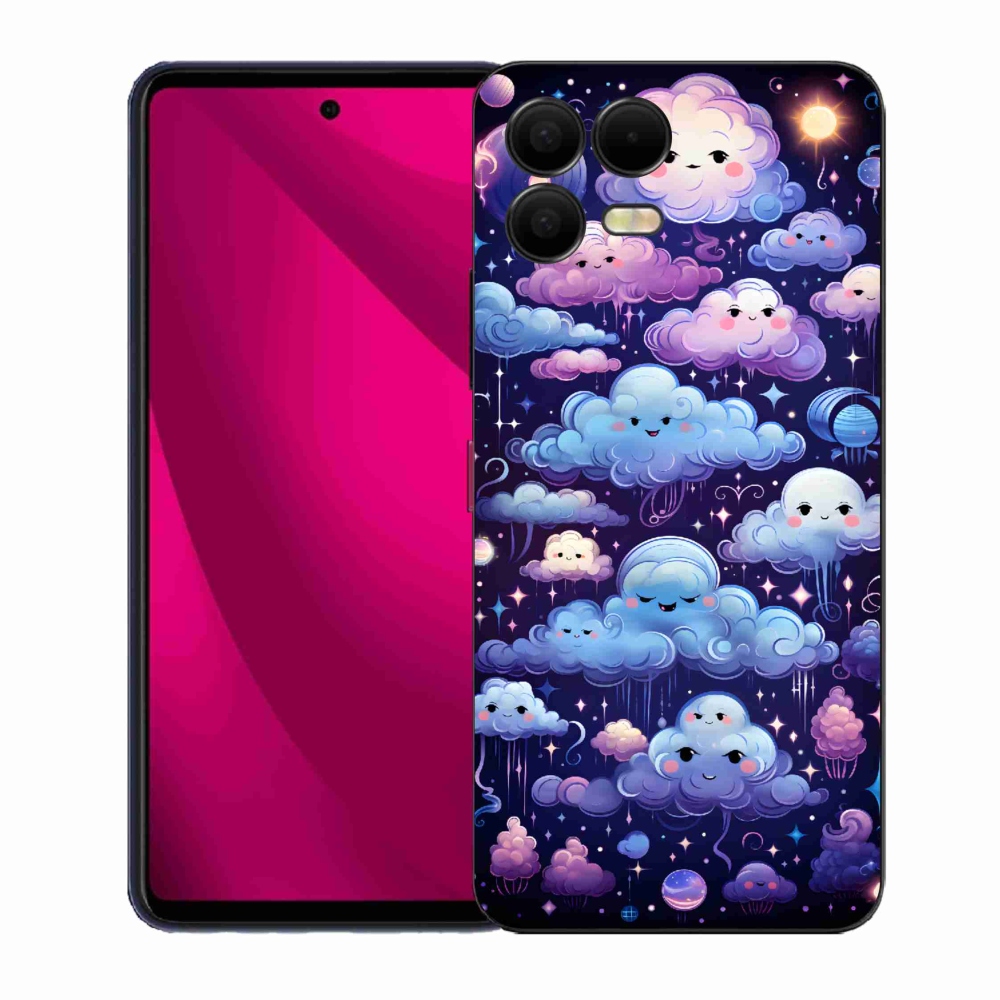 Zselés borítás mmCase a T-Mobile T Phone 3 Pro készülékhez - felhők