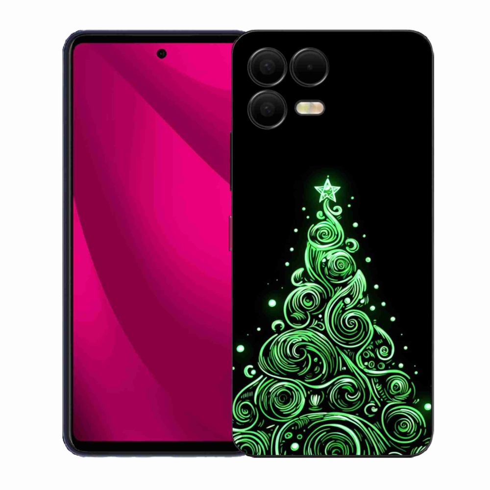 Zselés borítás mmCase a T-Mobile T Phone 3 Pro készülékhez - neon karácsonyfa 3