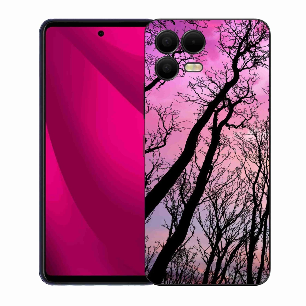 Zselés borítás mmCase a T-Mobile T Phone 3 Pro készülékhez - kidőlt fák