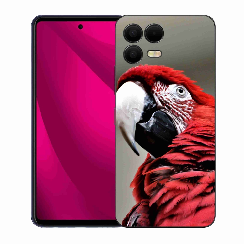 Zselés borítás mmCase a T-Mobile T Phone 3 Pro készülékhez - papagáj ara piros
