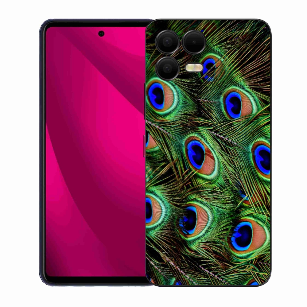 Zselés borítás mmCase a T-Mobile T Phone 3 Pro készülékhez - pávatoll