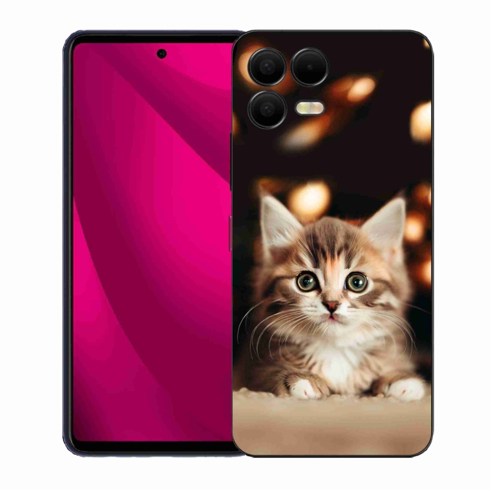 Zselés borítás mmCase a T-Mobile T Phone 3 Pro készülékhez - aranyos cica 2