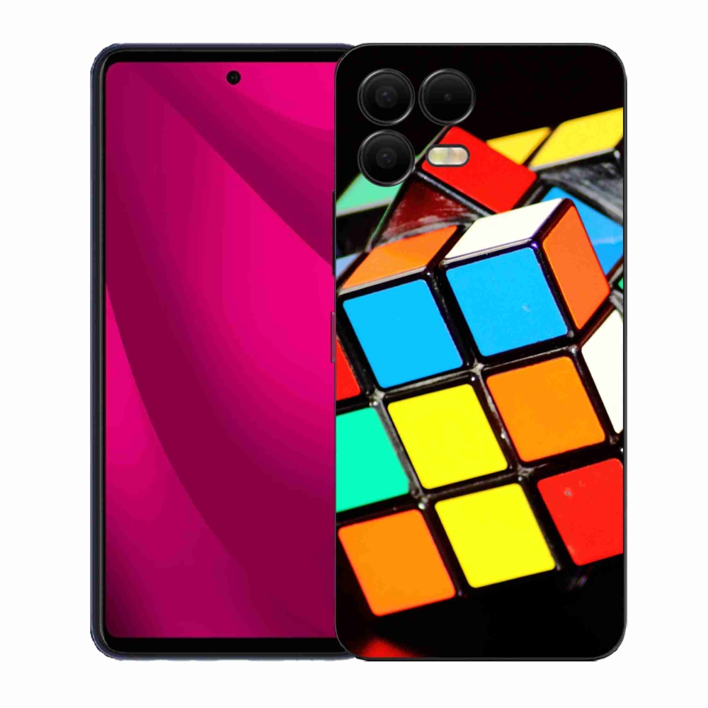 Zselés borítás mmCase a T-Mobile T Phone 3 Pro készülékhez - Rubik-kocka