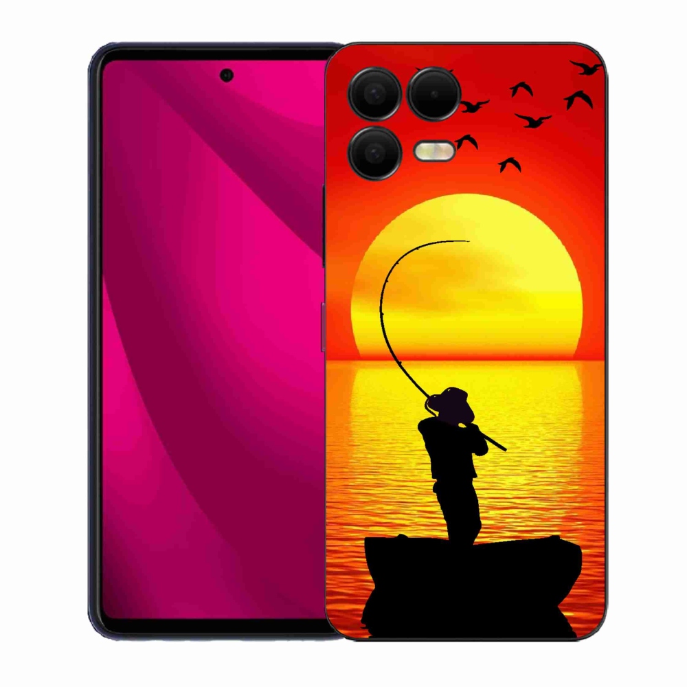 Zselés borítás mmCase a T-Mobile T Phone 3 Pro készülékhez - horgászás