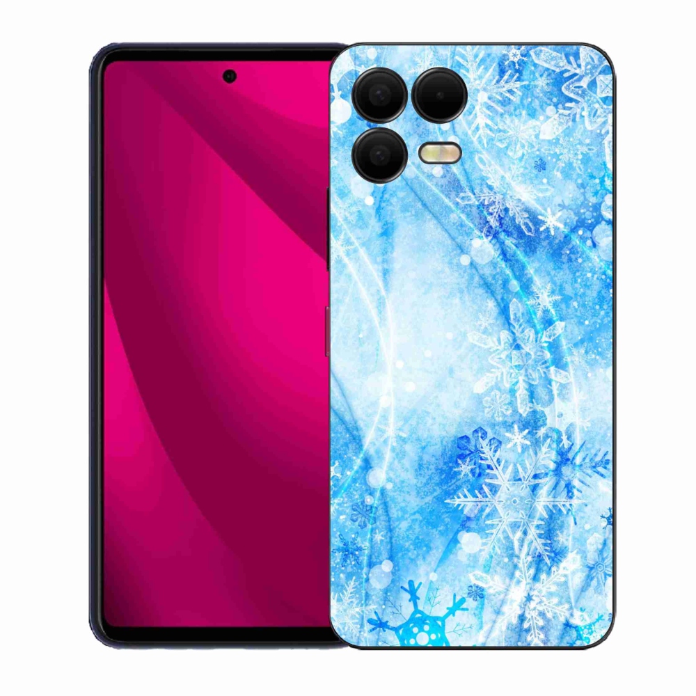 Zselés borítás mmCase a T-Mobile T Phone 3 Pro készülékhez - hópelyhek