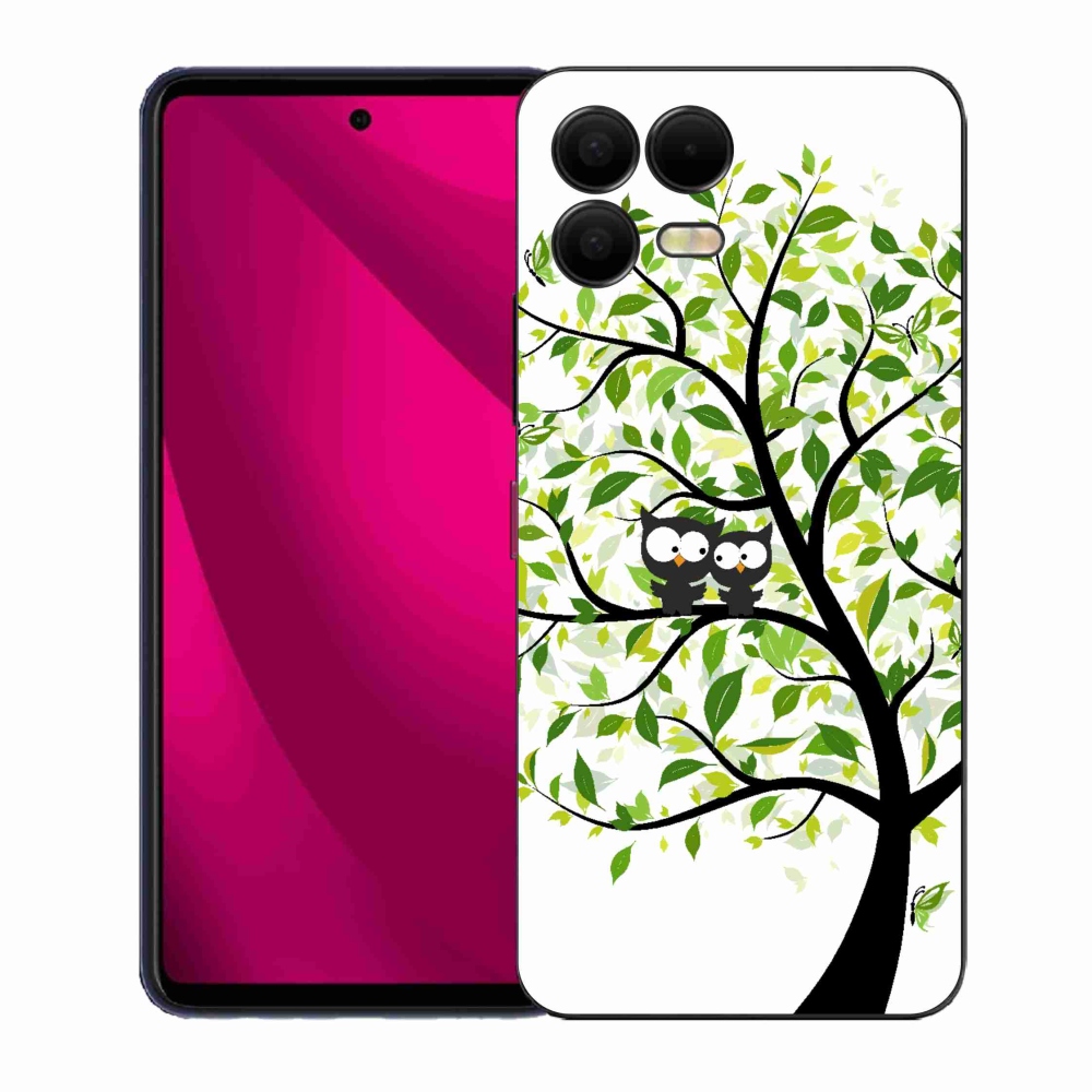 Zselés borítás mmCase a T-Mobile T Phone 3 Pro készülékhez - baglyok a fán