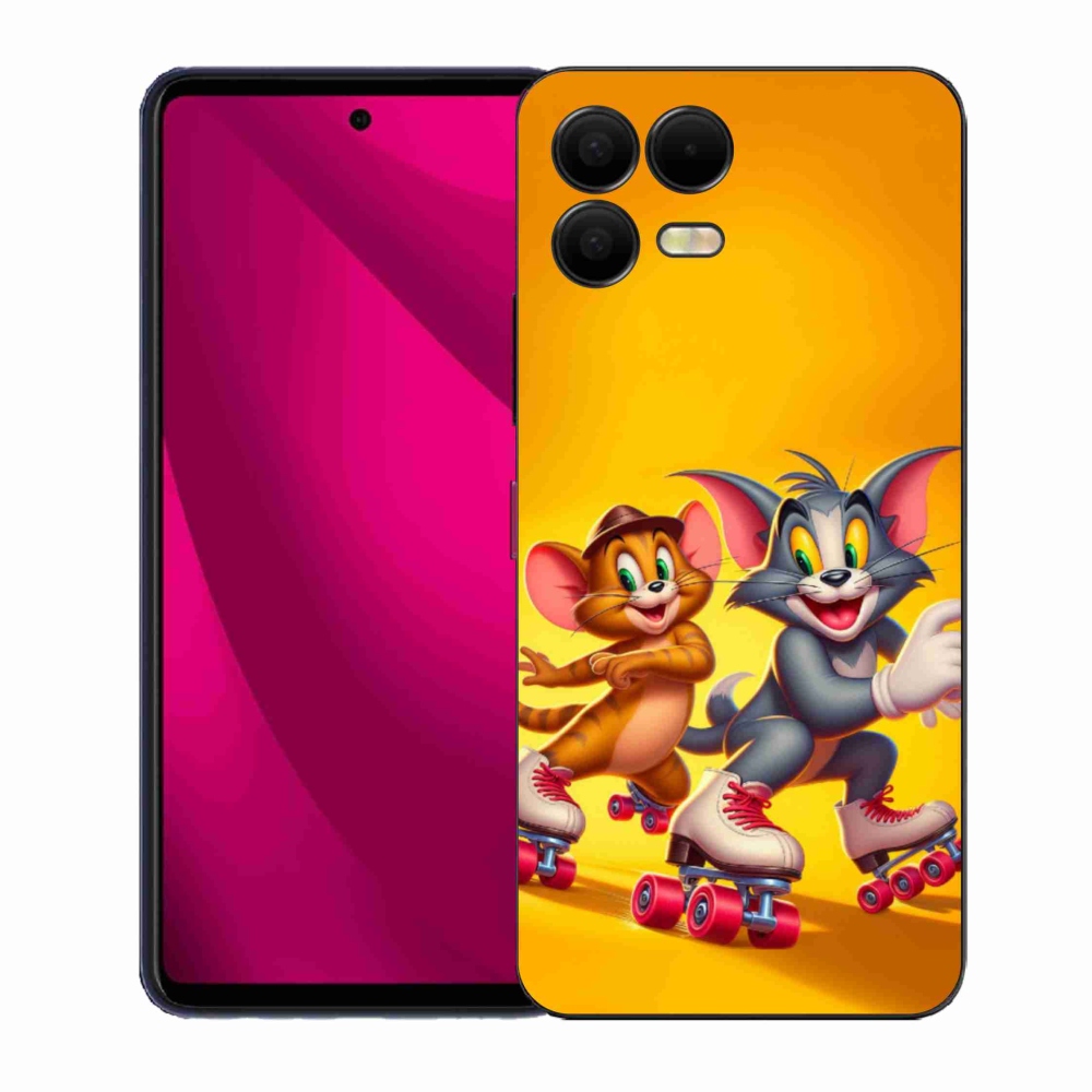Zselés borítás mmCase a T-Mobile T Phone 3 Pro készülékhez - tom and jerry