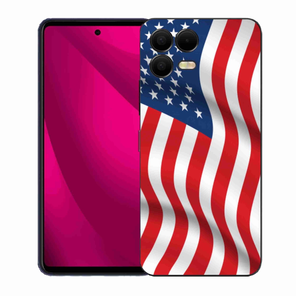 Zselés borítás mmCase a T-Mobile T Phone 3 Pro készülékhez - Amerikai zászló
