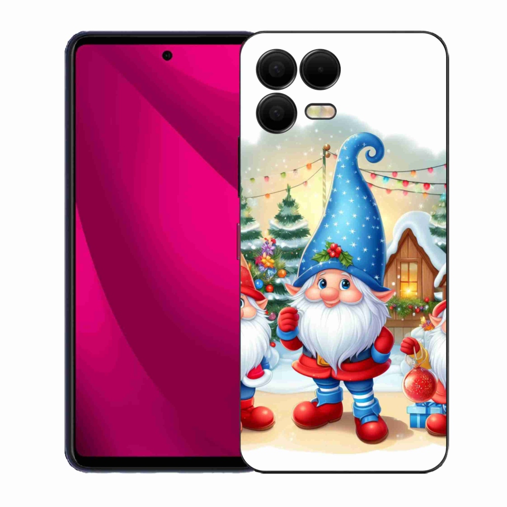 Zselés borítás mmCase a T-Mobile T Phone 3 Pro készülékhez - Karácsonyi manók