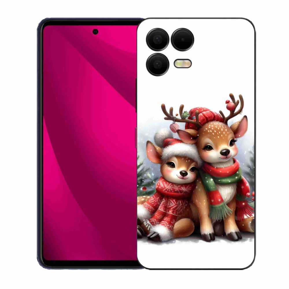 Zselés borítás mmCase a T-Mobile T Phone 3 Pro telefonhoz - Karácsonyi rénszarvas