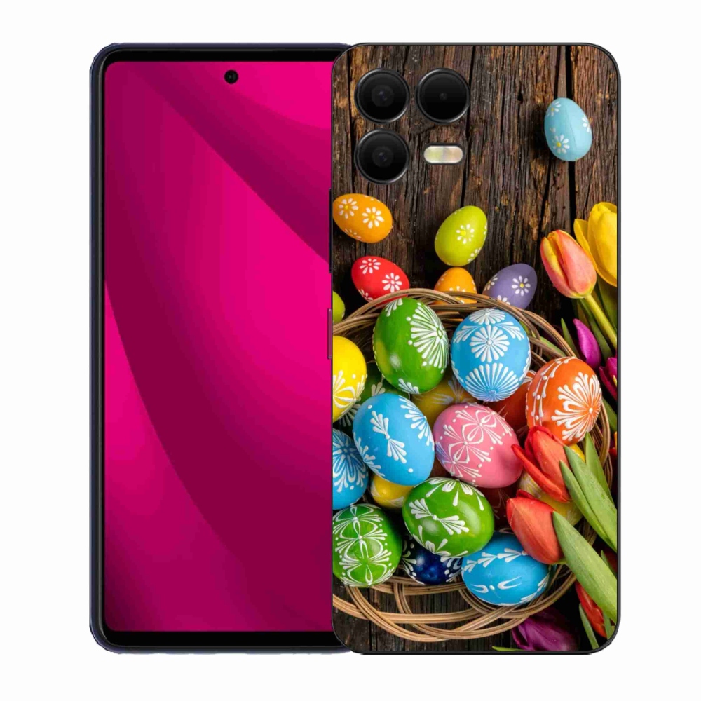 Zselés borítás mmCase a T-Mobile T Phone 3 Pro készülékhez - Húsvéti tojások