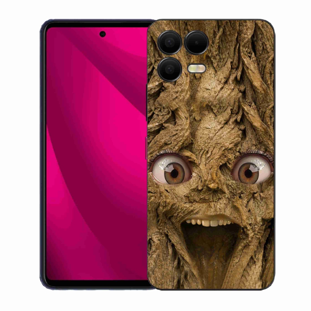 Zselés borító mmCase a T-Mobile T Phone 3 Pro készülékhez - boldog fa szemekkel