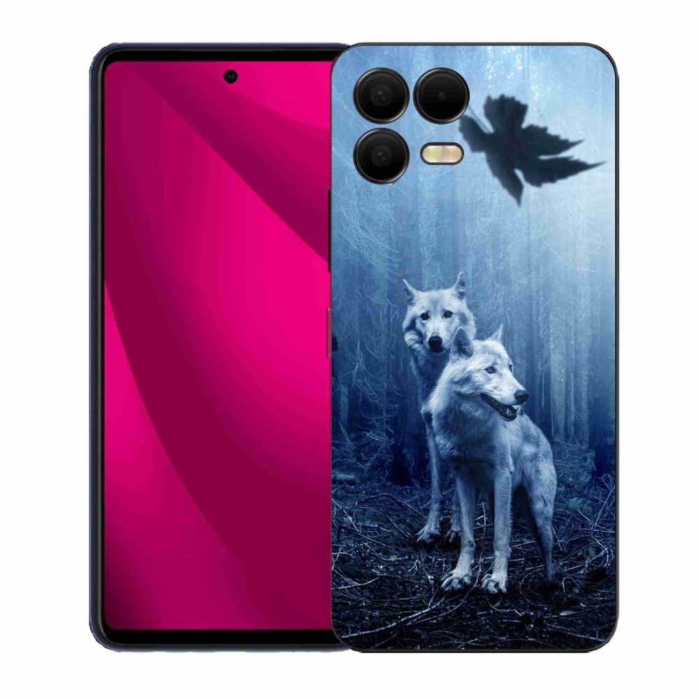 Zselés borítás mmCase a T-Mobile T Phone 3 Pro készülékhez - farkasok az erdőben
