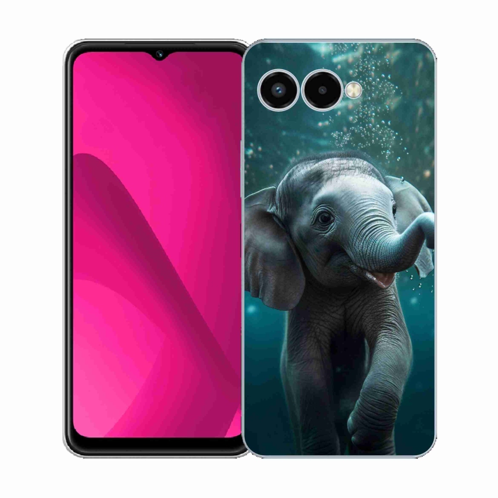 Zselés borítás mmCase a T-Mobile T Phone 3 készülékhez - elefánt a víz alatt