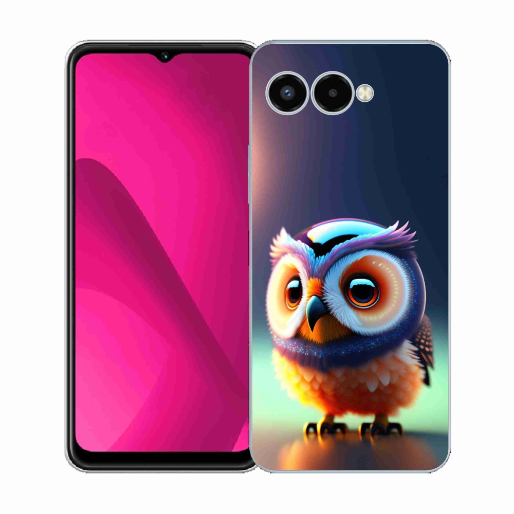 Zselés borítás mmCase a T-Mobile T Phone 3 készülékhez - bagoly