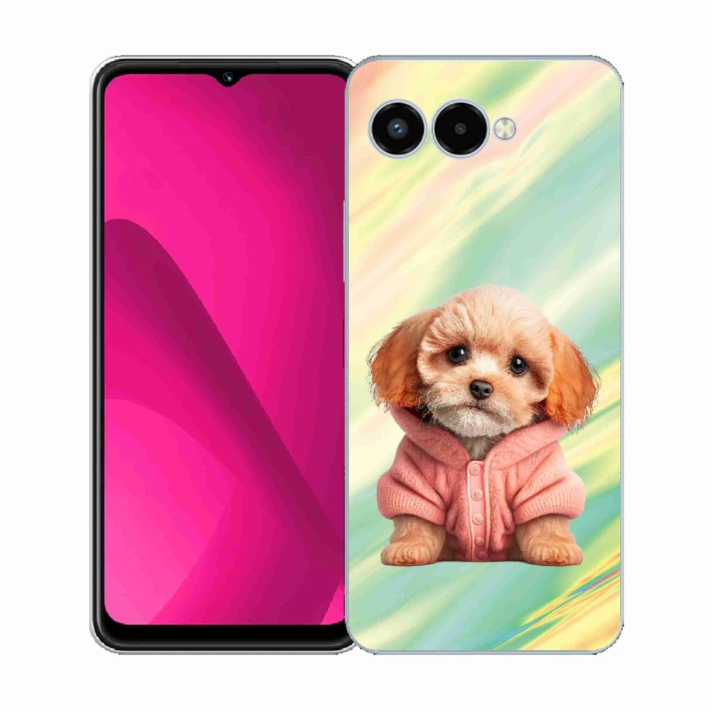 Zselés borítás mmCase a T-Mobile T Phone 3 készülékhez - pulóveres kiskutya