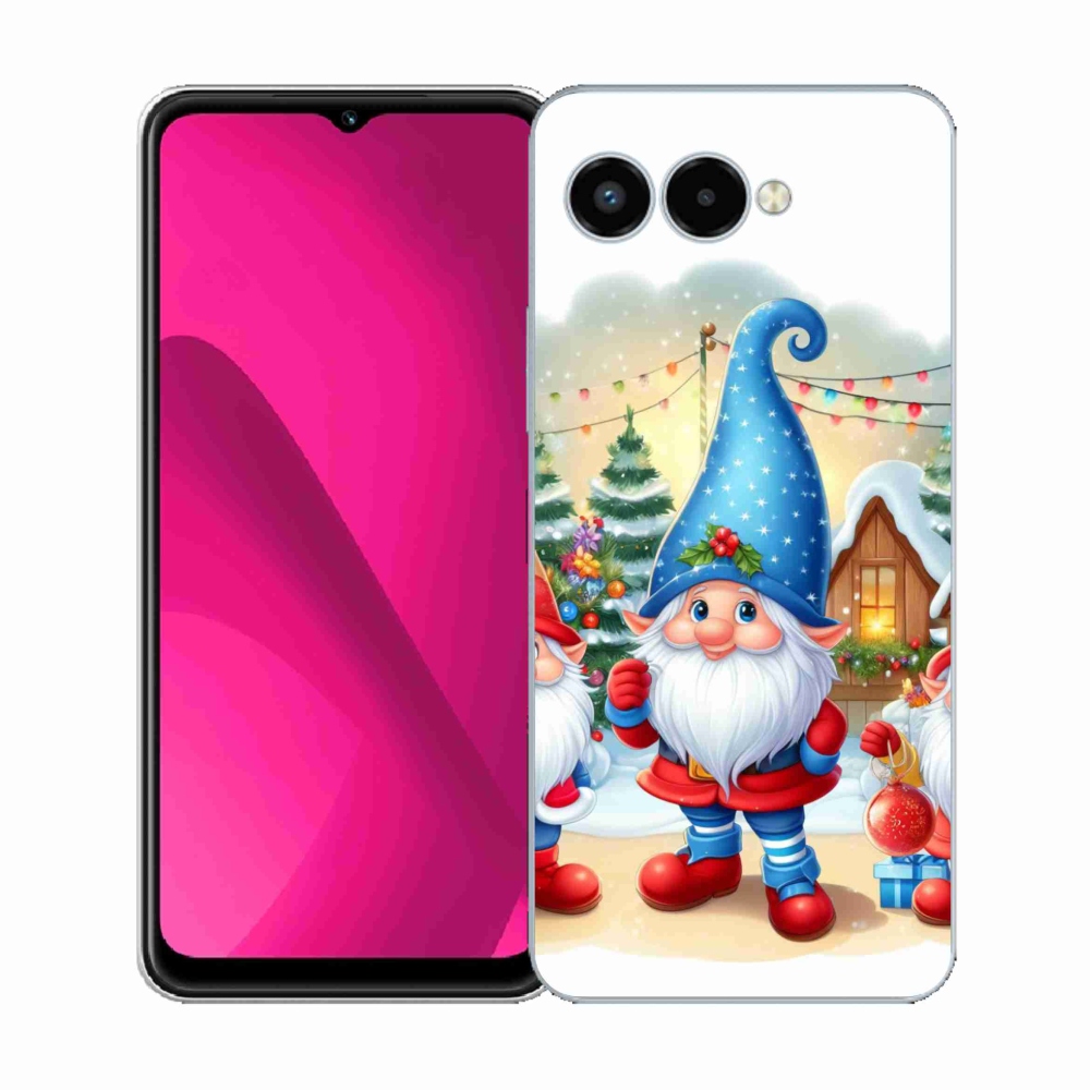 Zselés borítás mmCase a T-Mobile T Phone 3 készülékhez - Karácsonyi manók