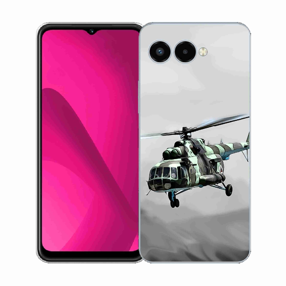 Zselés borítás mmCase a T-Mobile T Phone 3 készülékhez - katonai helikopter